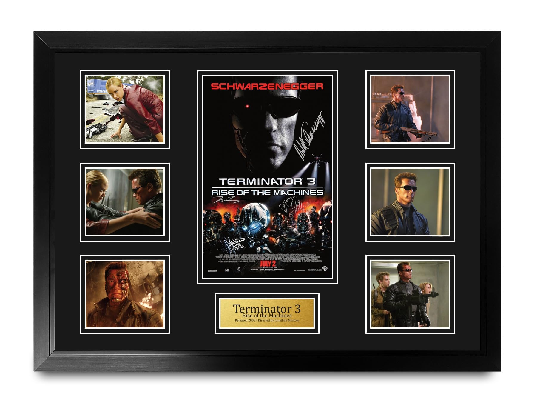 HWC Trading Terminator 3 Rise of the Machines Poster A2 Framed Display