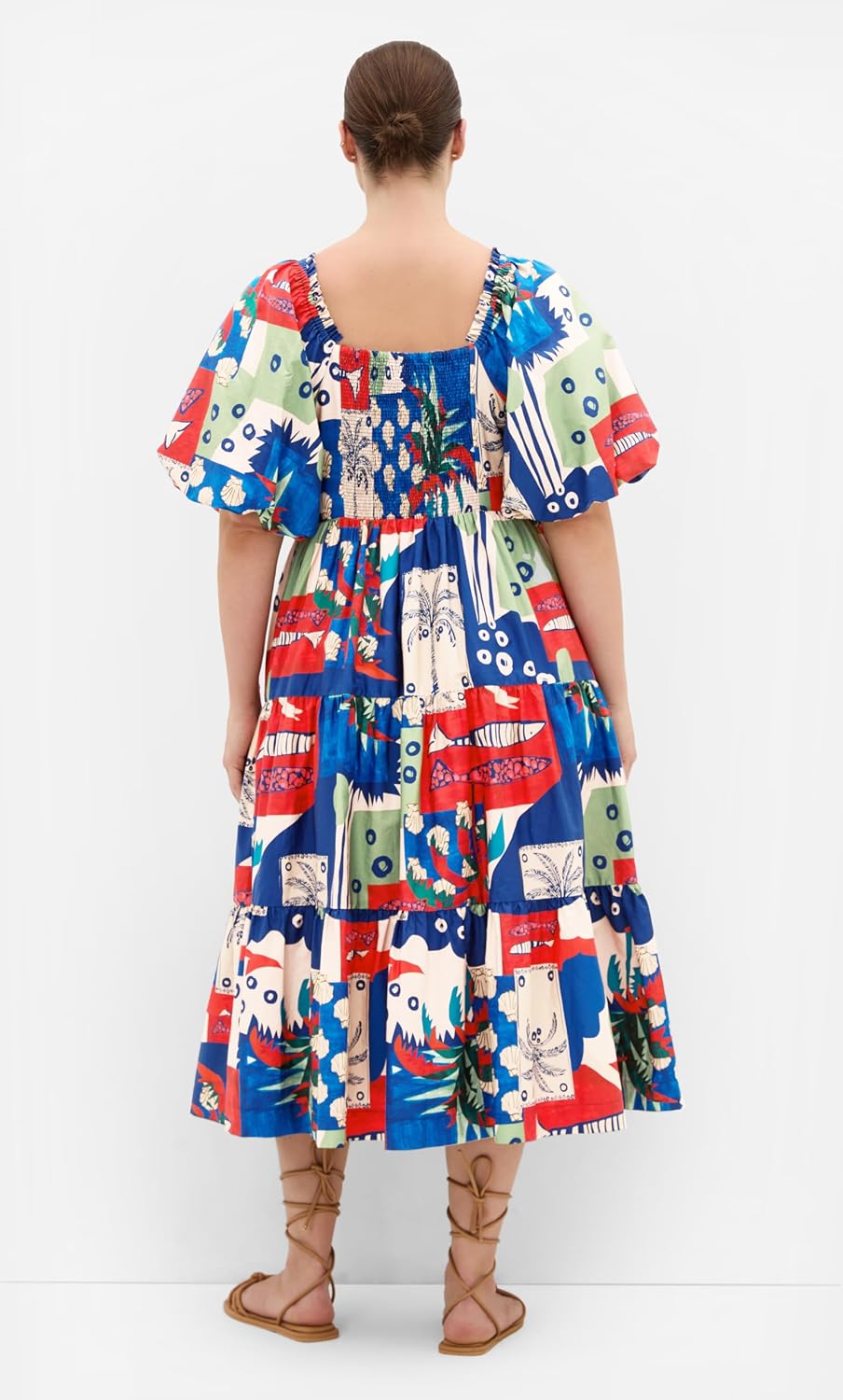 City Chic Plus Size Dress - Fantasy Floral Print V Neck