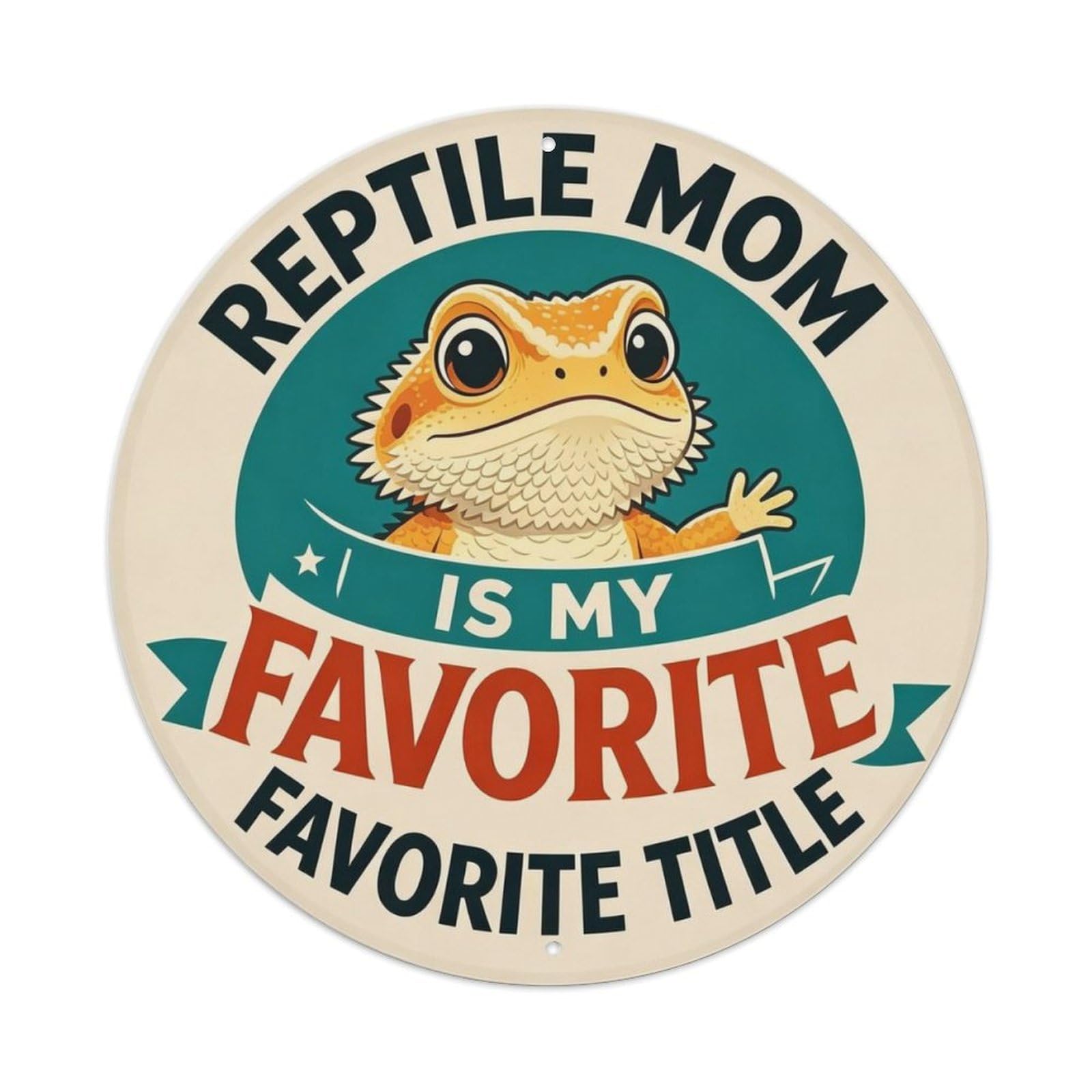 Vintage Reptile Pet Lover Metal Tin Sign Plaque