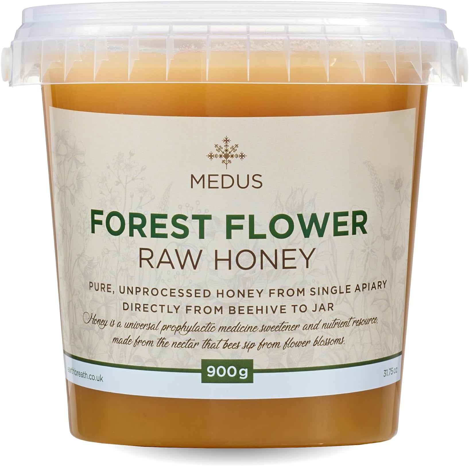 Forest Flower Raw Honey 900g – 100% Pure, Raw & Natural – Sustainably Harvested – Rich in Natural Goodness – No Artificial Additives