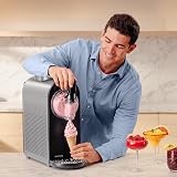Cecotec Machine à Granités - Sorbetière - 1,5 L - Twist&Ice Cream B. 210 W, Commande Tactile, 9 Modes, Réfrigération sans Précongélation, Buse Anti-Gouttes, Boissons Fraîches Maison à l'Instant - 2