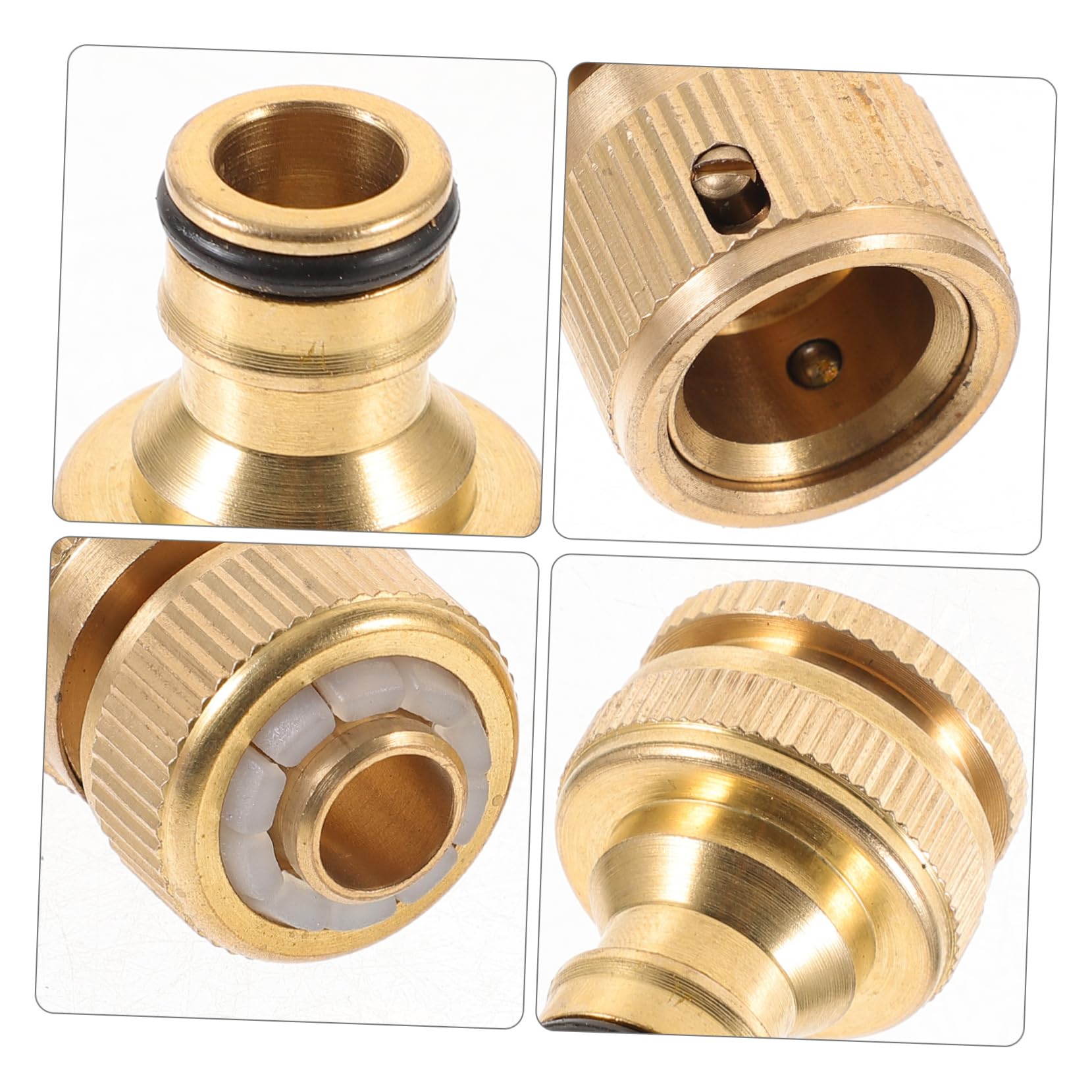 Luxshiny 4paia Raccordo Rapido Per Tubo Da Giardino Connettore Facile Da Installare Per Irrigazione e Lavaggio Compatibile Con Tubo e Idropulitrice