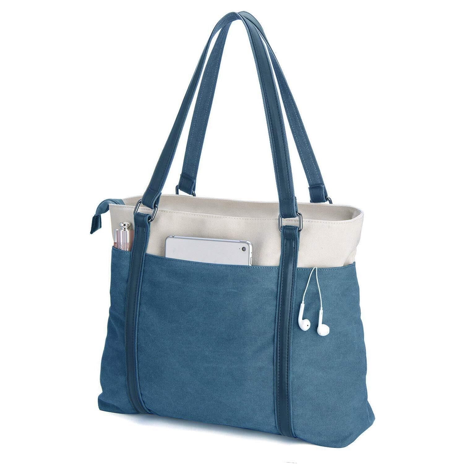 Sac fourre-tout pour ordinateur portable pour femmes idéal au travail ou en déplacement urbain