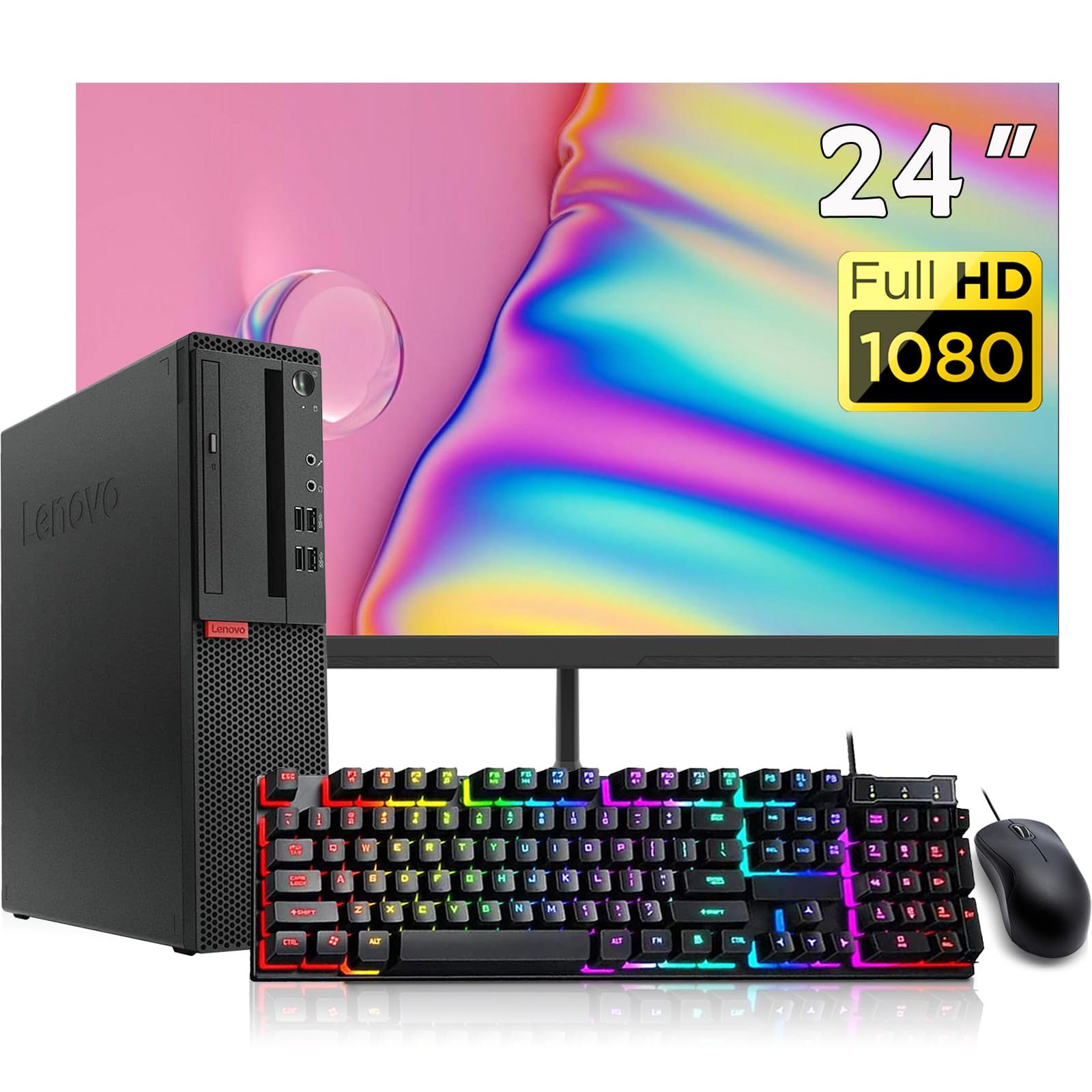 Amazon.com: Lenovo ThinkCentre M710S SFF Desktop, New 24 Amazon.com: Lenovo ThinkCentre M710S SFF Desktop, New 24
