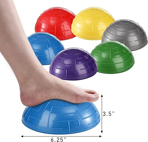 Miniatura 2 de Fasmov Paquete de 6 cápsulas de equilibrio, puntos de entrenamiento de equilibrio para retoques de sentadillas, equilibrio corporal central,