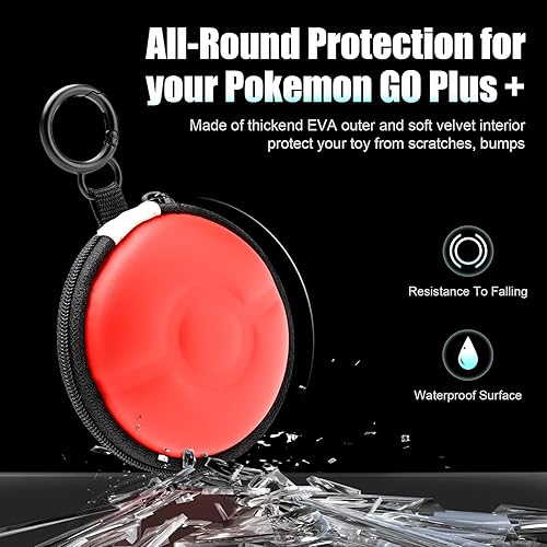 Miniatura 2 de EVA Hard Carrying Case for GO Plus + 2023, Cover Case for Nintend GO Plus + , Black