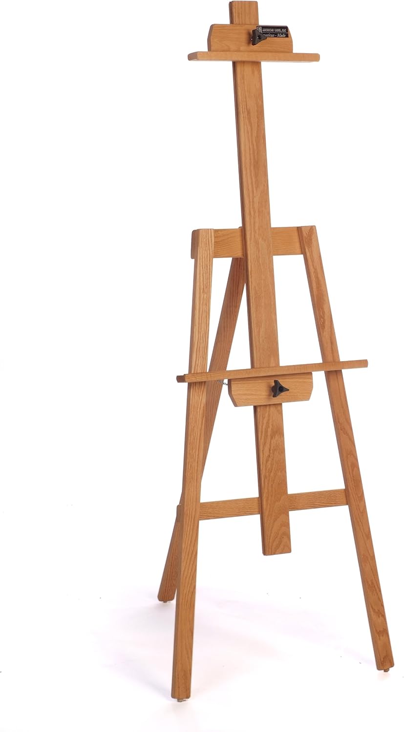 American Easel Oak Yazhi Easel-Golden Finish
