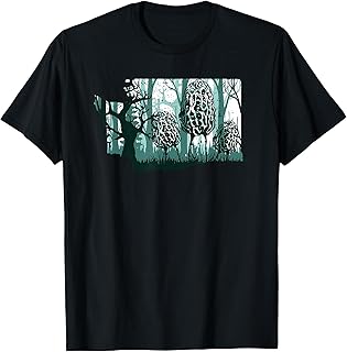 Cool Washington Map Morel Mushroom Hunting Shrooming Morels T-Shirt