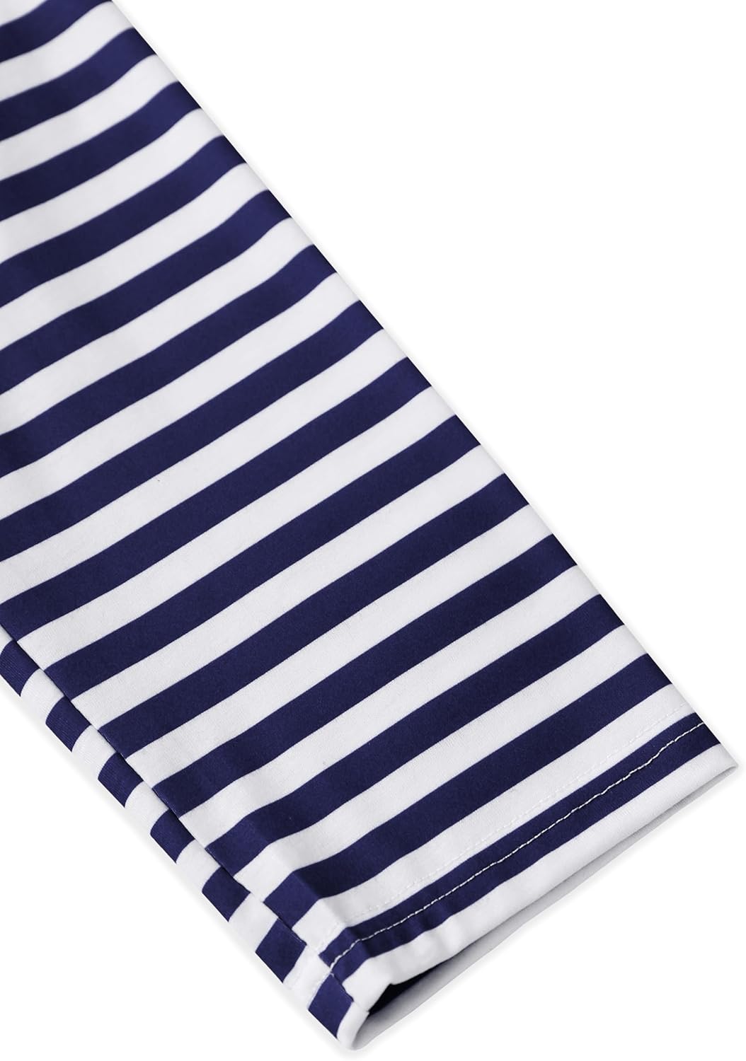 LilyCoco Striped Shirt Women Casual Button V Neck 3/4 Sleeve Tops - Image 3