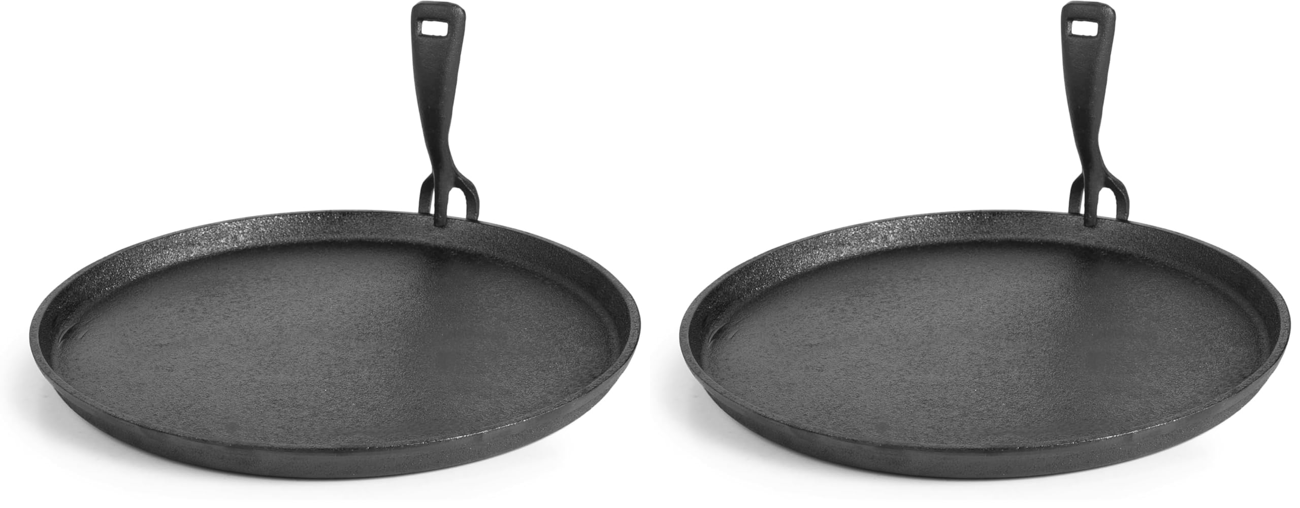 Plato de hierro fundido IBILI de 26 cm apto para inducción con pinza pack de 2