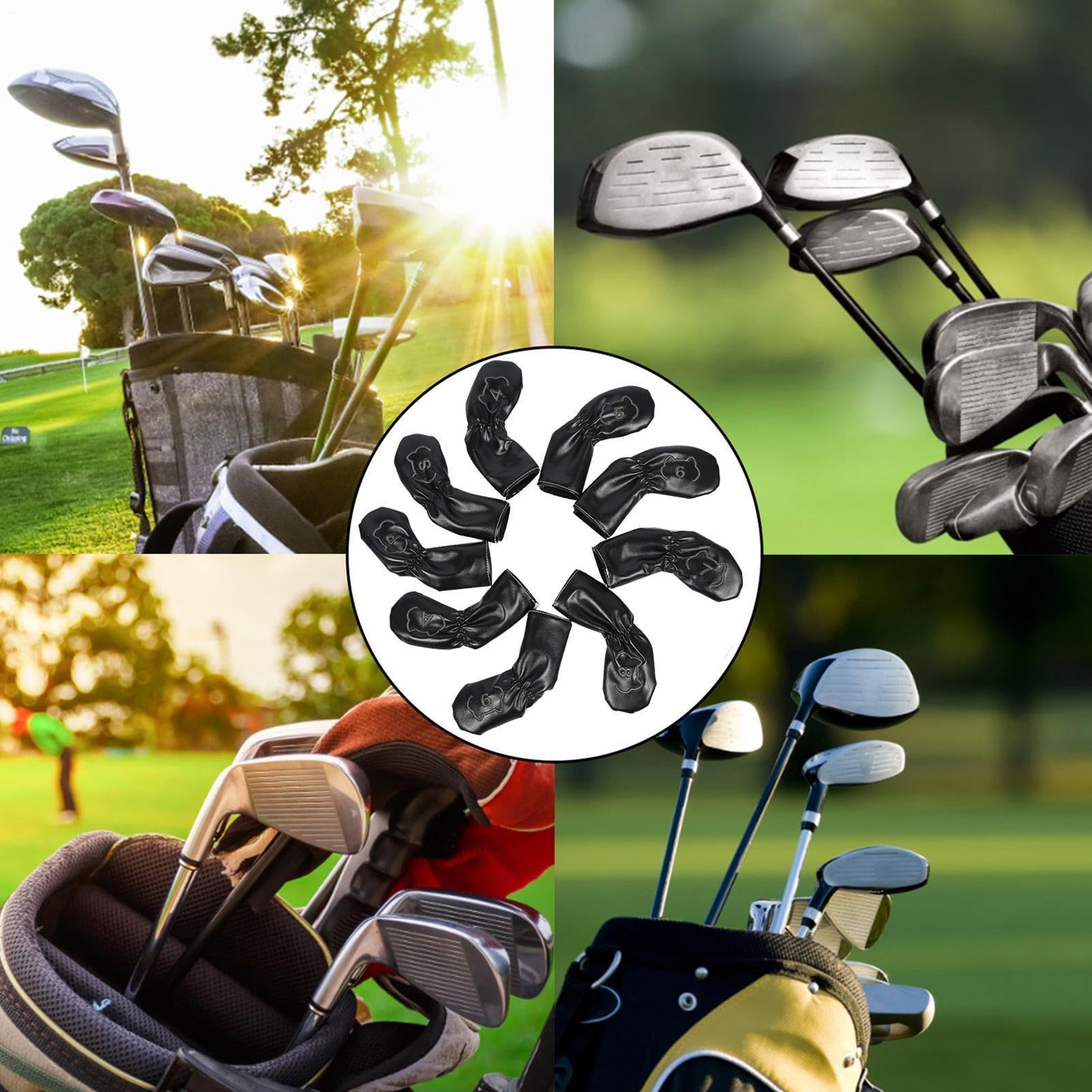 para putter, putter Head Covers Exquisita protección de dobladillo de