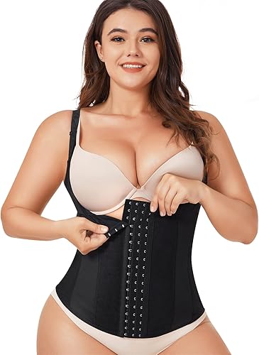 Corsé de entrenamiento de cintura para mujer, chaleco de pérdida de peso, transpirable, sin mangas, control de abdomen, moldeador de cuerpo