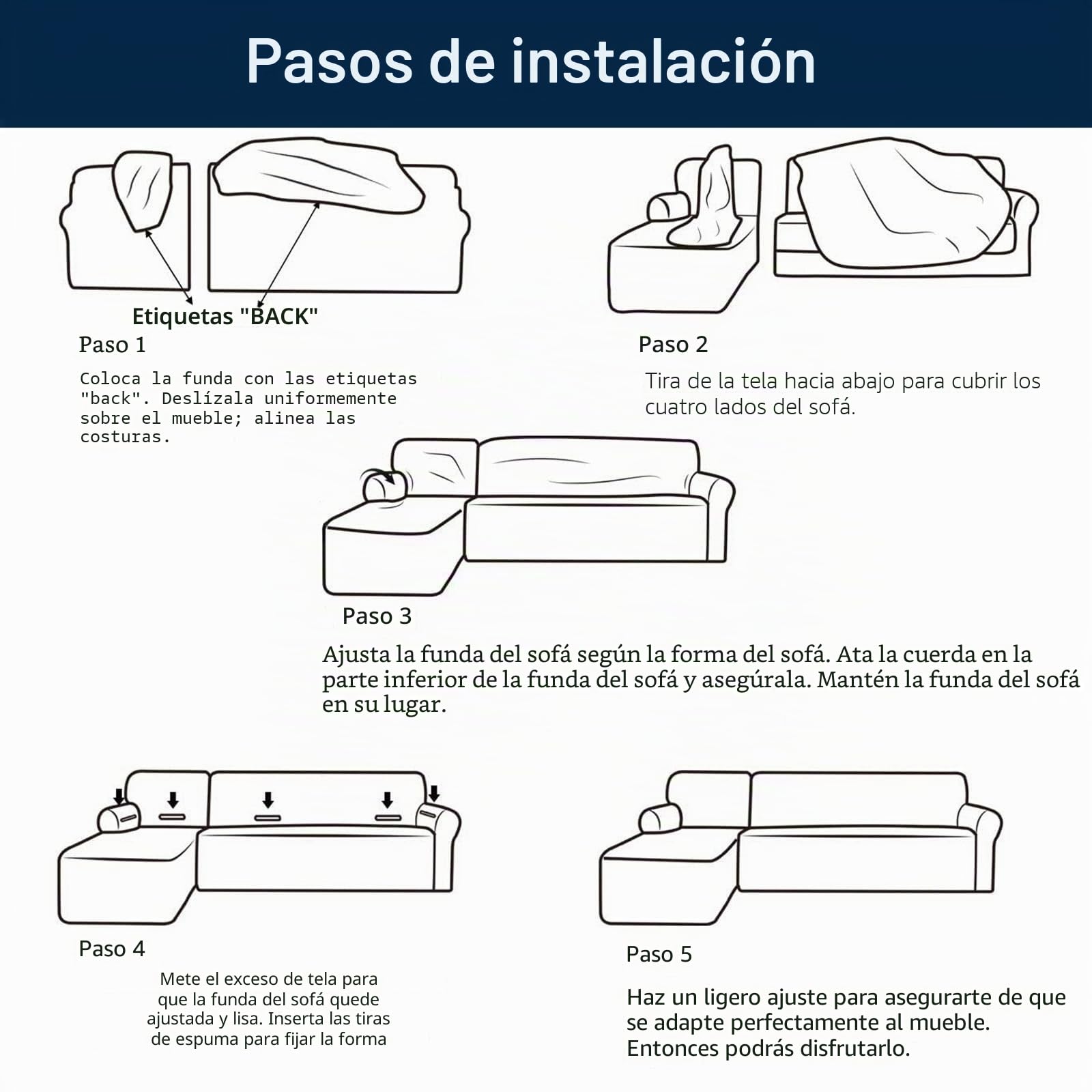 YOPOIY Terciopelo Fundas para Sofa Chaise Longue, Estiramiento Grueso Fundas Sofas Cheslonge Ajustables, Antideslizante Fundas De Sofá Chaise Longue Protector-Rosa-3+2 plazas