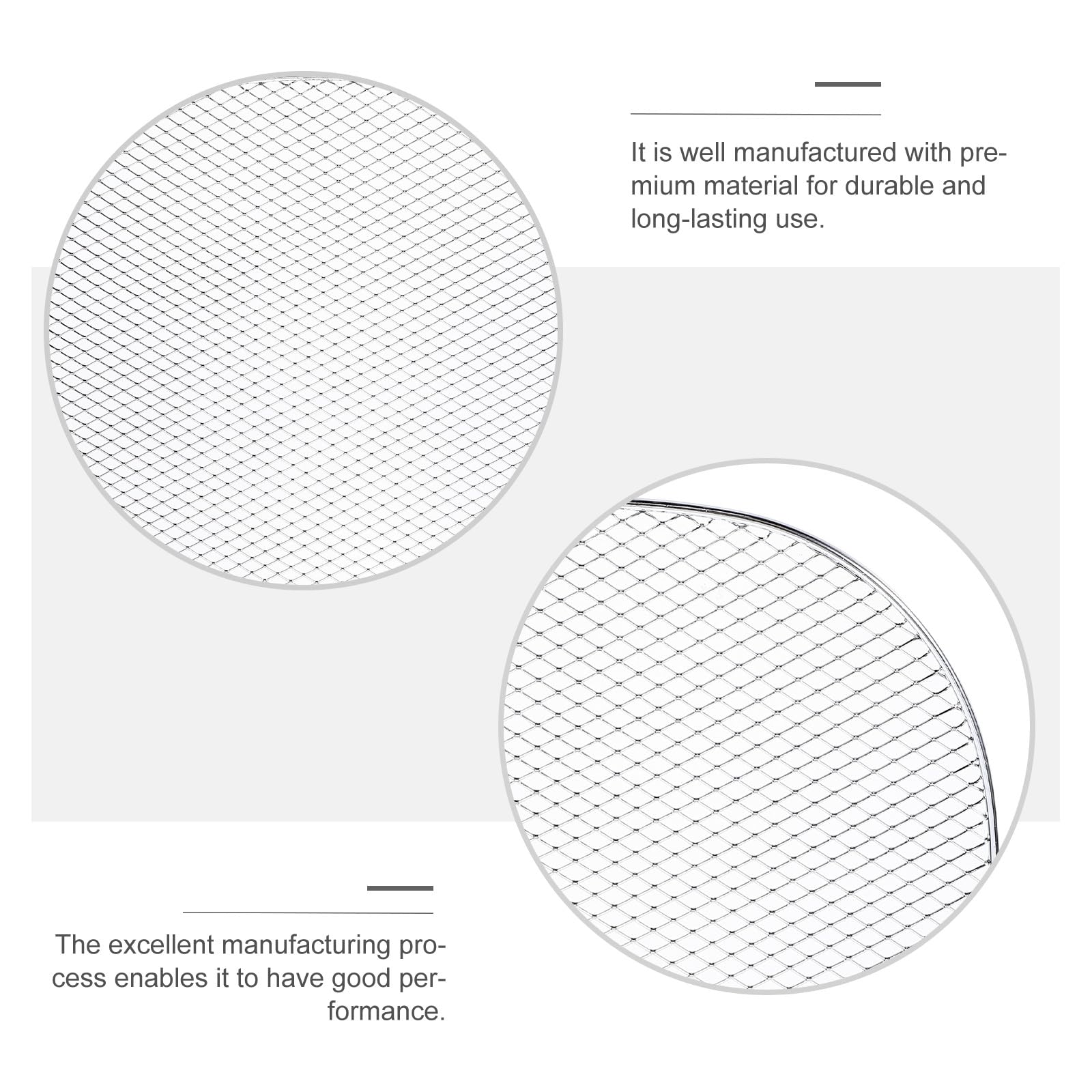 FRCOLOR Supporto per Friggitrice ad Aria 3 Pezzi in Acciaio Inossidabile, Accessori Forno, per Disidratare Carni e Conservare Nutrienti
