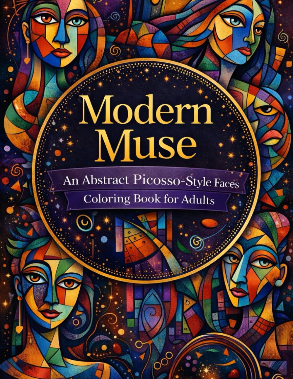 Modern Muse An Abstract Picasso-Style Faces Coloring Book for Adults: 100+ Cubism Faces, Artistic Portraits & Surreal Line Art to Color for ... for Adults Designed for Comfort and Joy)