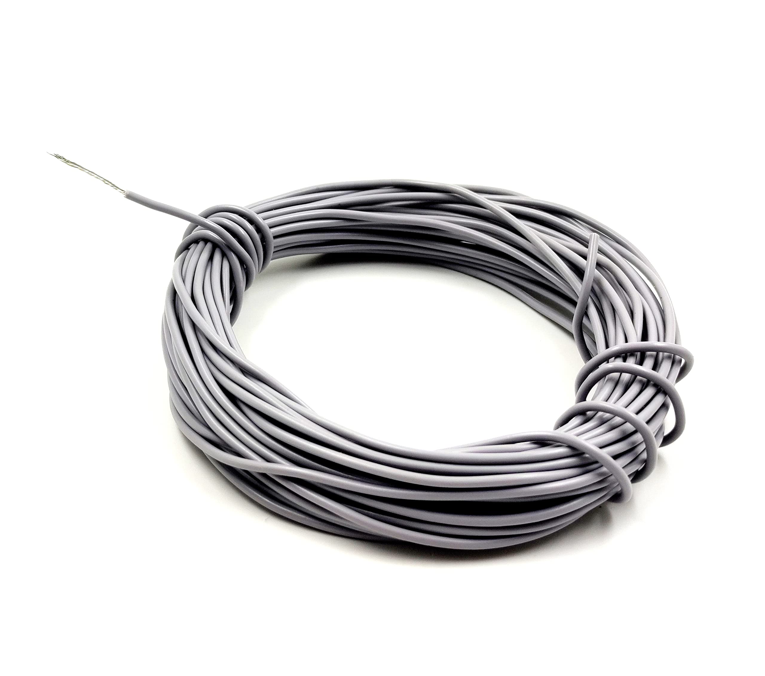 INVENTO 20mtr 20 AWG 0.5 sq.mm 1.5A Tinned Copper PVC Wire Flexible Grey Cable 1.7mm Dia High Temperature for DIY (B0B39L96HT) Amazon Price History, Amazon Price Tracker
