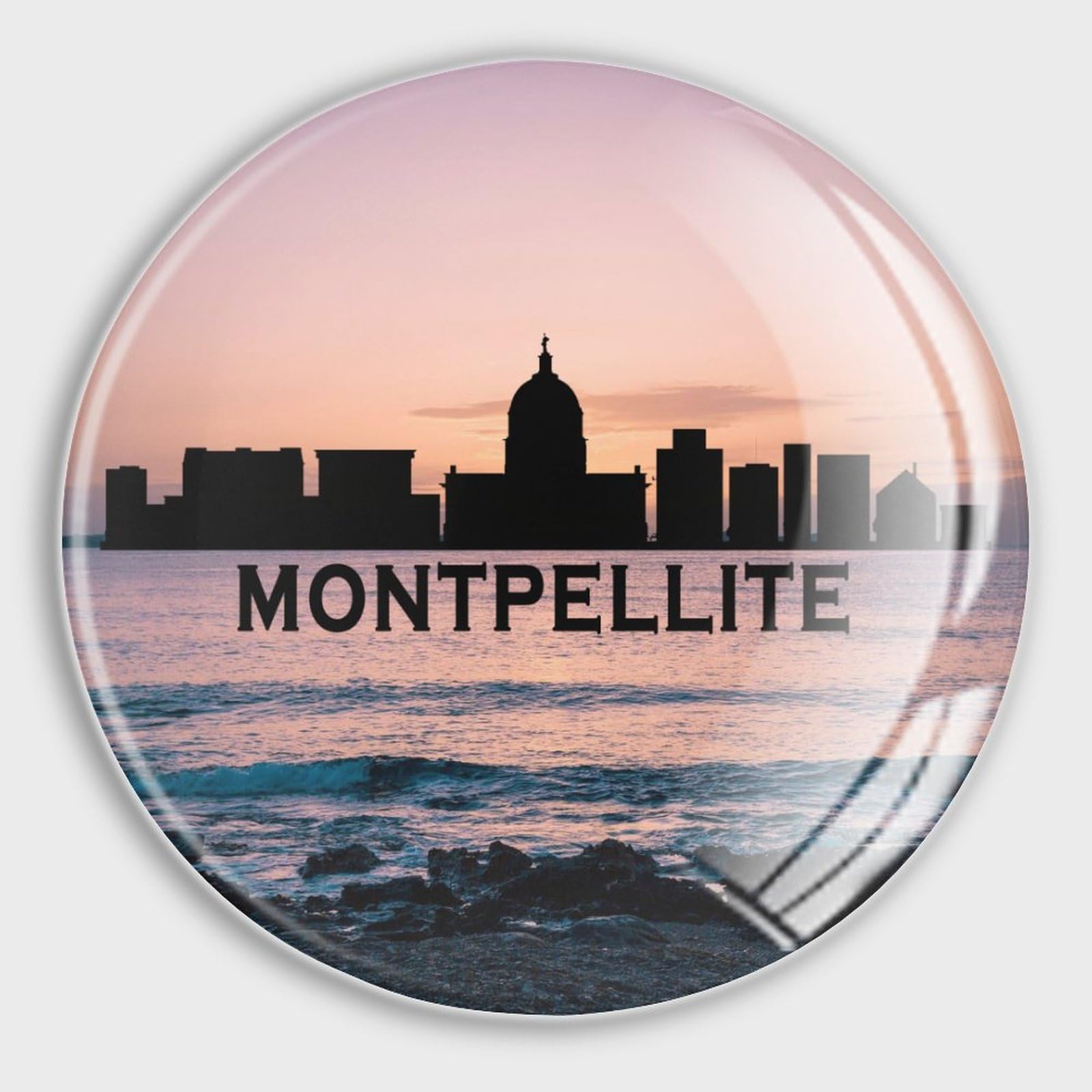 Aimants Frigo Verre Montpellier pour Décorer Tableaux Blancs et Cuisine