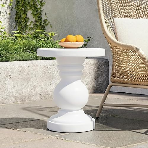 Christopher Knight Home Madeline 22" H Lightweight Concrete Outdoor Side