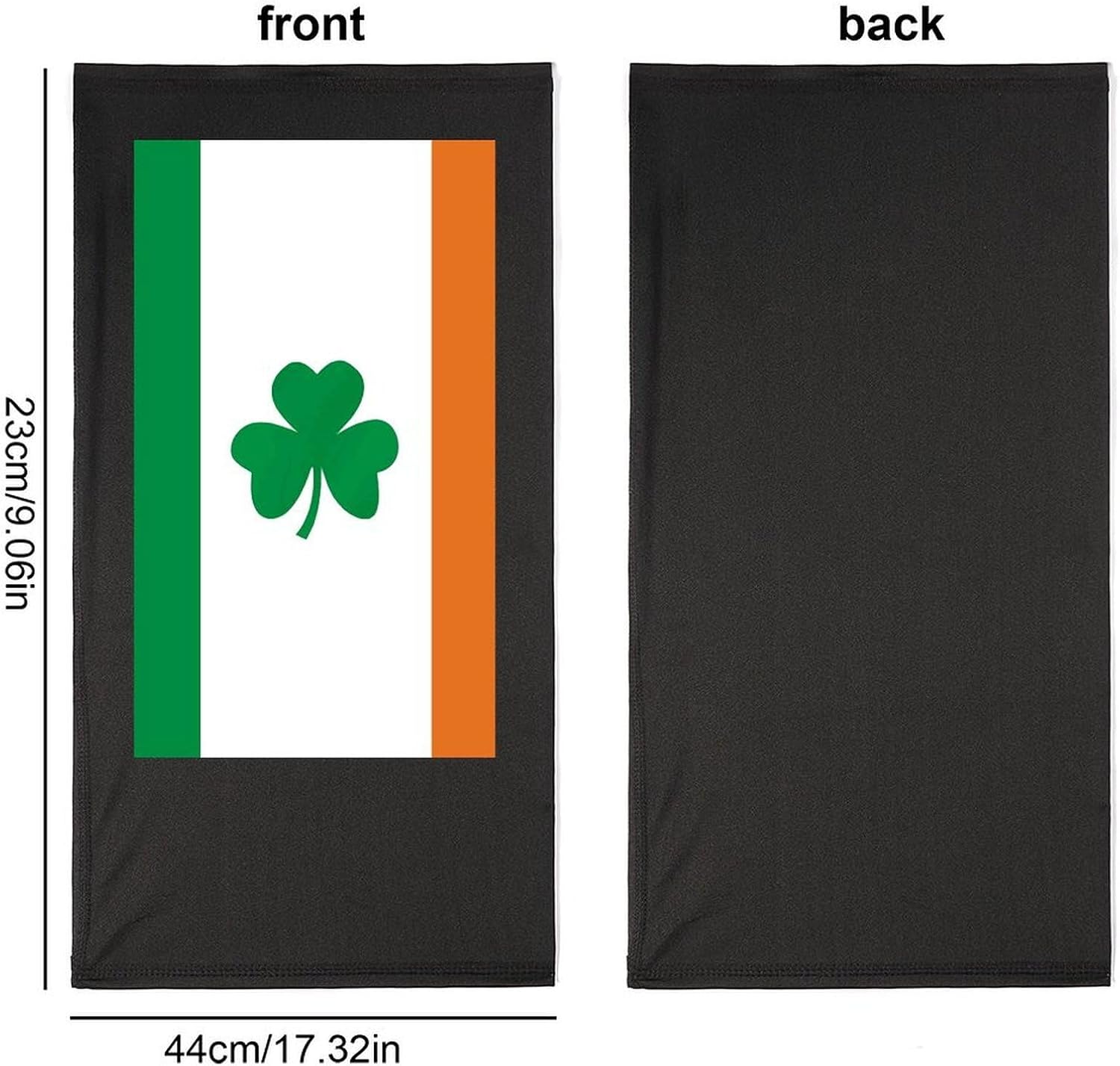 Happy Irish Holidays Neck Gaiter Face Mask UV Protection for Men Women, Breathable Quick Dry Face Cover Bandana Outdoor Sports Balaclava Wind-Proof for Hiking Skiing Motorcycle Cycling