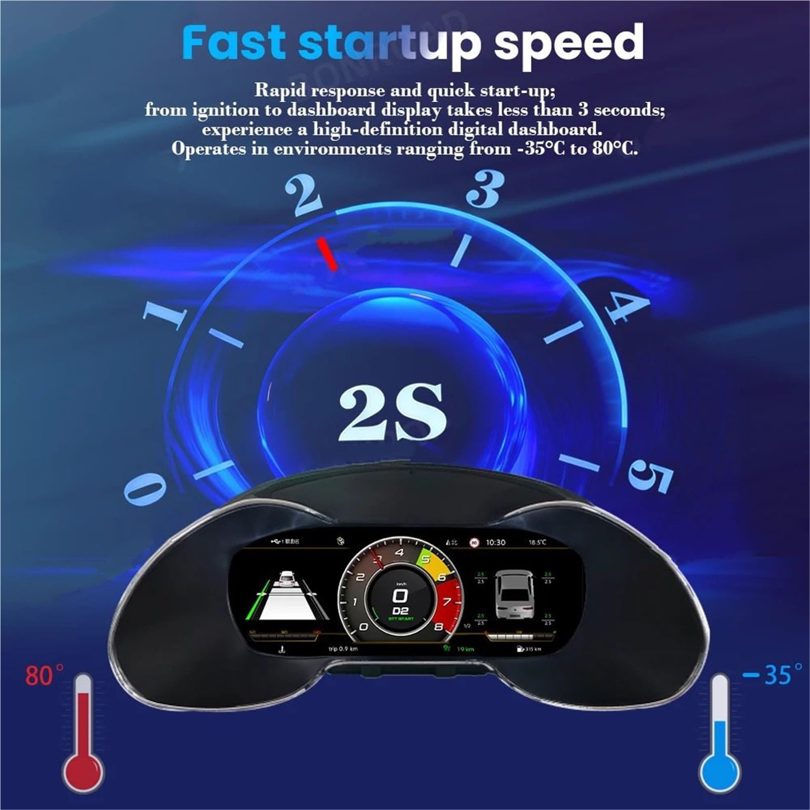 Wyświetlacz Head Up Do Q5 Navi Ekran LCD deski rozdzielczej samochodu | Kokpitu Prędkościomierza 10.25 ''cyfrowy Zestaw Wskaźników LCD Na Desce Rozdzielczej