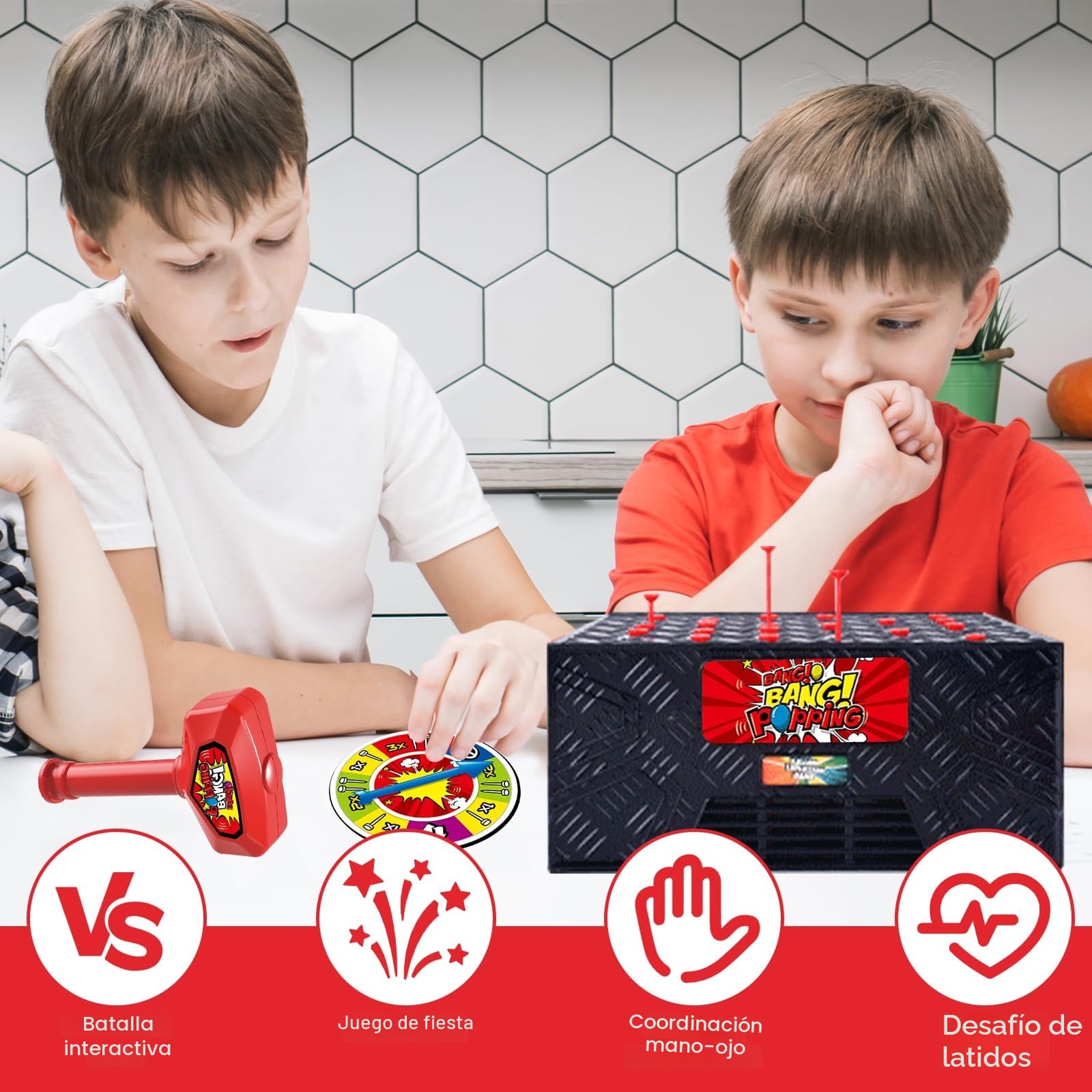 VIPNAI Juegos de Mesa, Juguetes niños 4 5 6 7 8 9 años, operacion Juego de Mesa, Juegos Infantiles, Juegos de Fiesta para Jugar Dentro de casa, Adecuado Tanto para niños como para Adultos.