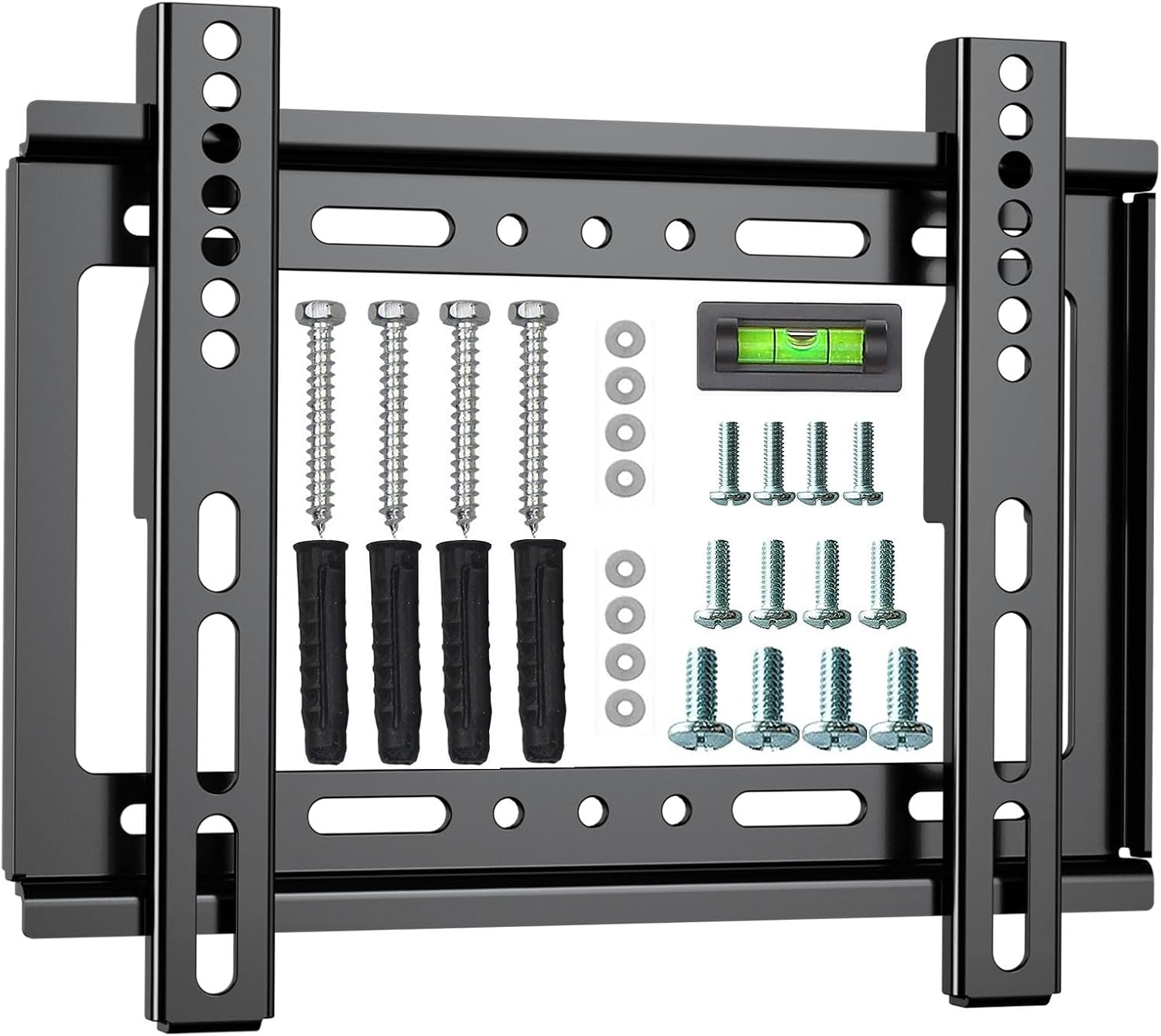 Fixed TV Wall Mount for 14-42 Inch Flat Screen TVs & Monitors, Universal Low Profile Mount, VESA Up to 200x200mm, Super Slim Position Bracket