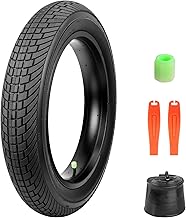 GRELiving 1/2 Set 20 x 4.0 Inch Heavy Duty E-Bike Tyres Fat Bike Tyres 98-406 30TPI Bicycle Coat with Non-Slip Profile for Electric Bikes/Fat Bike/MTB