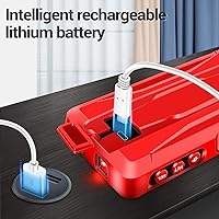 Vista 3 de ANENG Multímetro digital, medidor de prueba de rango automático TRMS 6000 unidades, voltímetro recargable inteligente mide corriente AC/DC, NCV