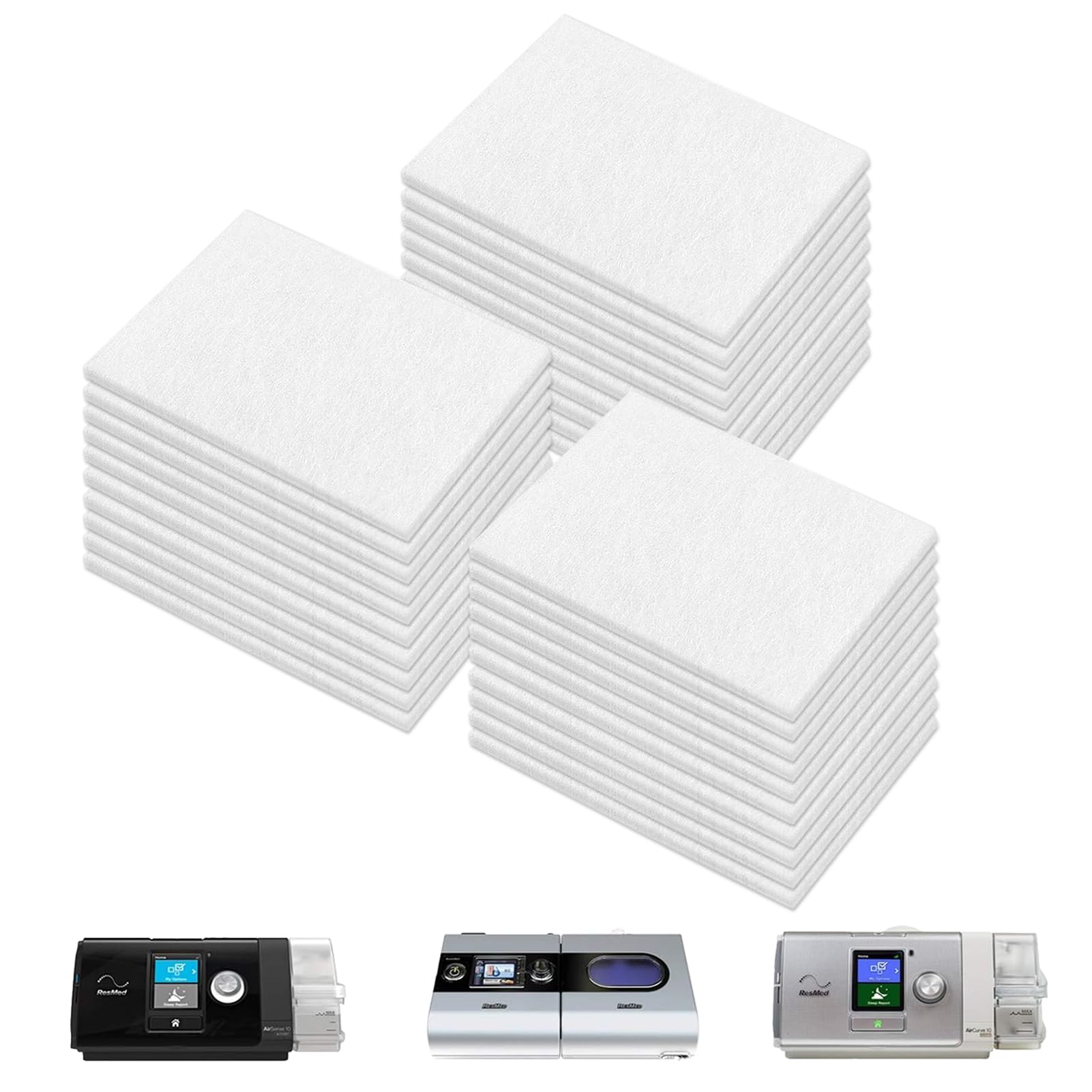 Lot De 20 Filtres CPAP Jetables Haute Qualité - Compatibles Apnée Du Sommeil