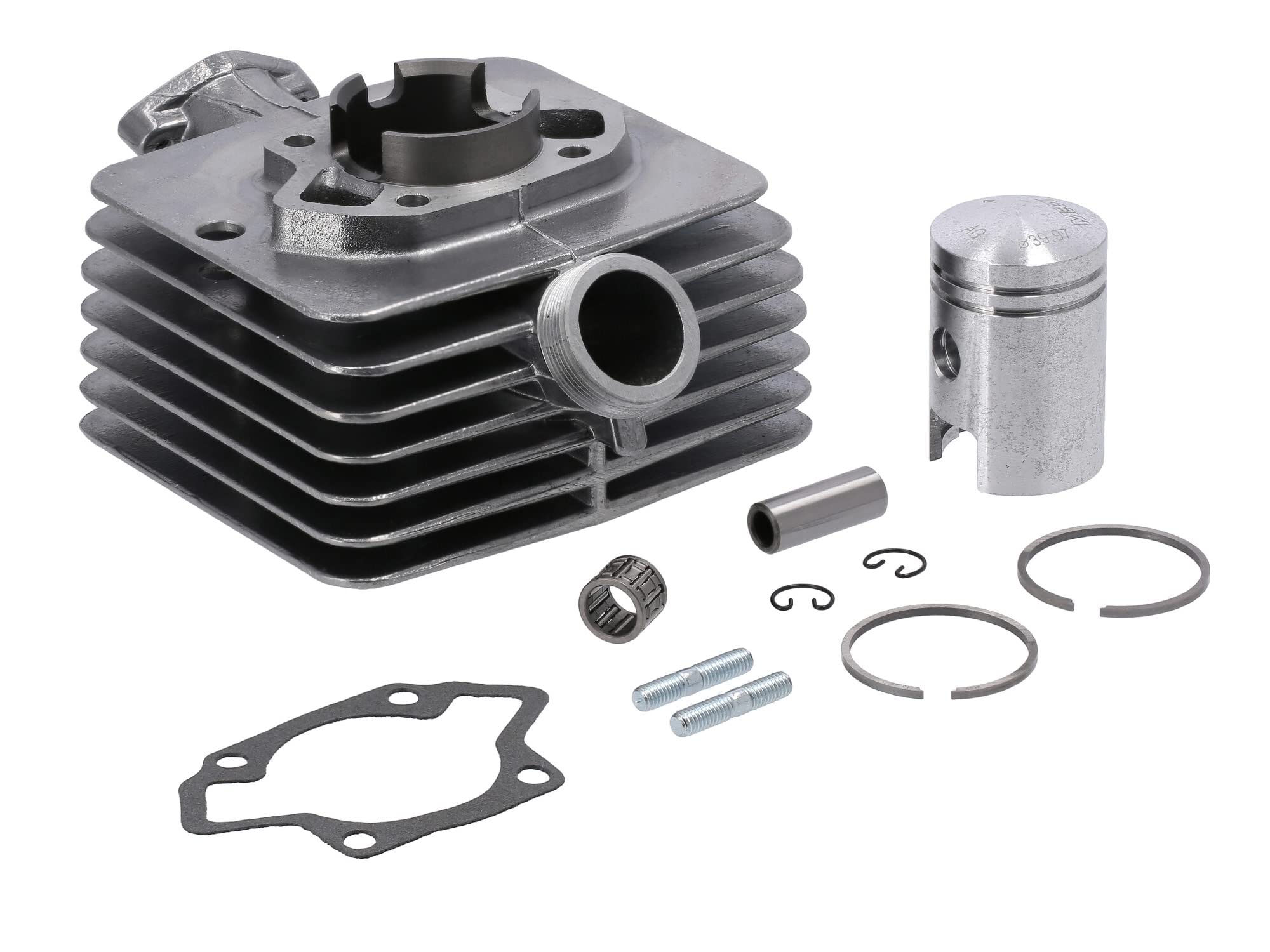 Set: Zylinder, kugelpoliert komplett mit Kolben für S50 - Ø 40 mm, 50 ccm