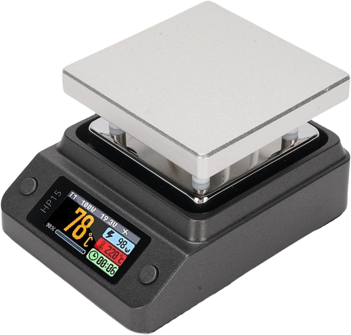 MAVIS LAVEN Soldering Platform Preheating Table 80-350°C Hot Plate LED Microcomputer Electric Preheat Station Welder Rework Heater Lab Built in Organic Light Emitting Diode Screen Chip