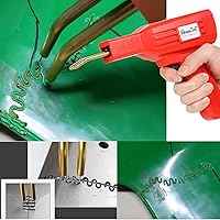 Vista 6 de Kit de soldador de plástico de 165 W, kit de reparación de plástico de grapas en caliente, parachoques de automóvil, esquina exterior/esquina