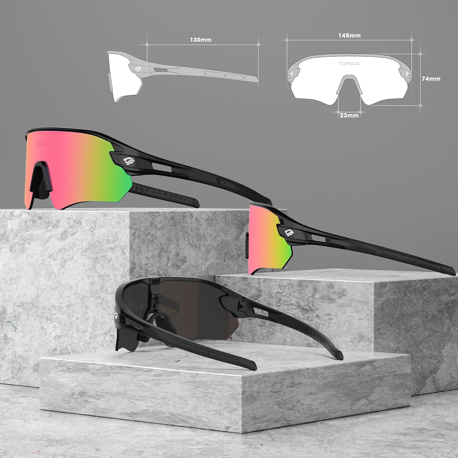 Z87 Sunglasses for Men Women Cycling Fishing Running Driving Baseball Anti-fog Sports Sunglasses UV Protection 02EV - Image 5