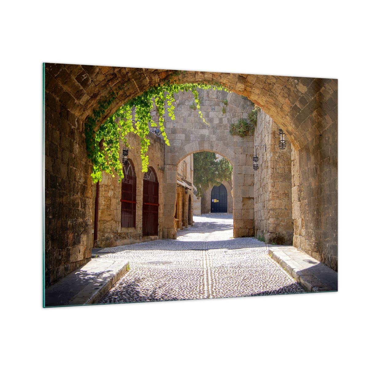 Quadro su Vetro 50x70cm Strada storia architettura monumento Stampe Murale Quadro su Vetro 50x70cm Strada storia architettura monumento Stampe Murale