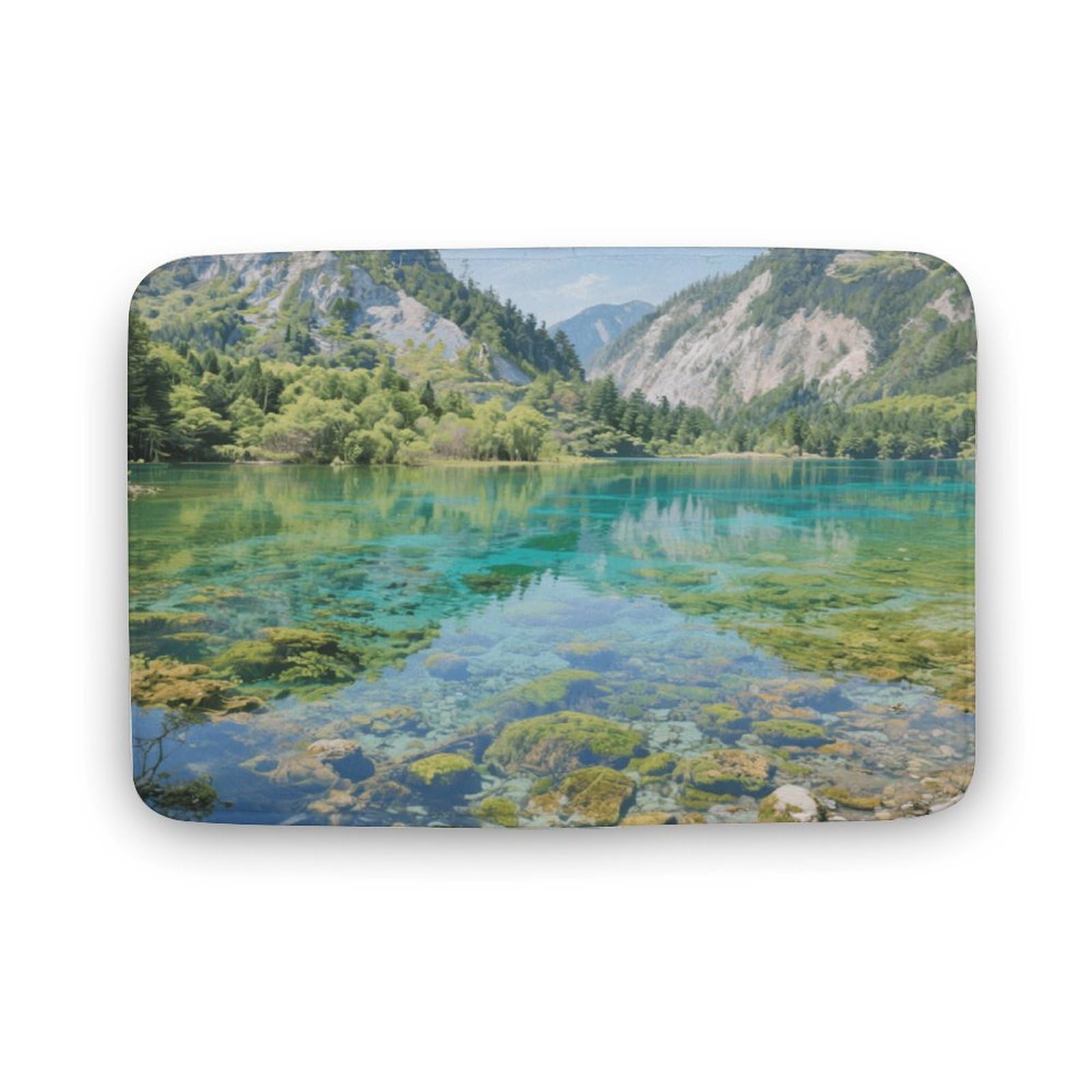 Alfombras de baño absorbentes jiuzhaigou para evitar suelos mojados