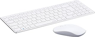 Rapoo Kabelloses ultraflaches Multi-Mode-Deskset 9300M,weiß kabellose Multimodus-Verbindung - ultraflaches Design,