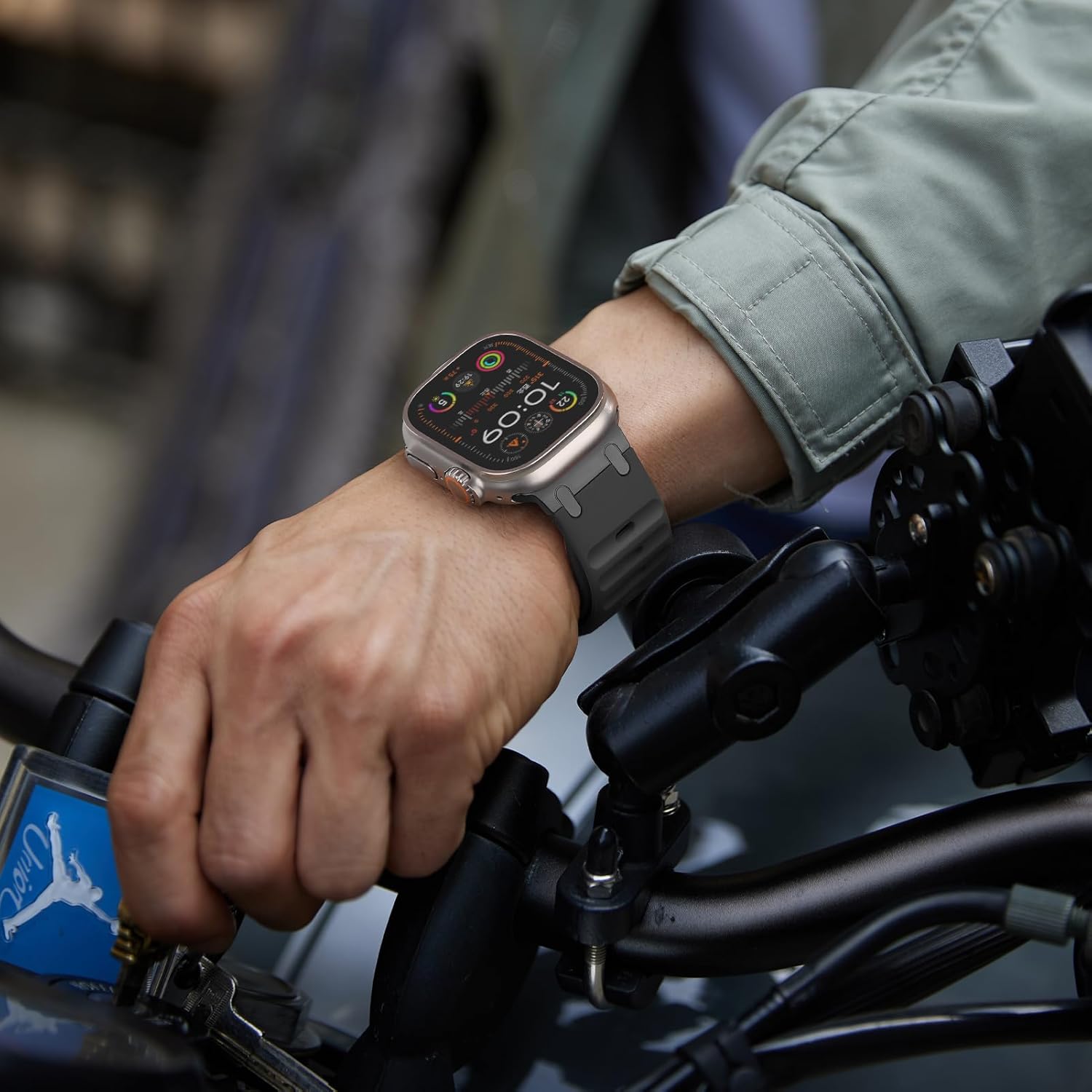 Sport Bands for Apple Watch Ultra 3 2 1 Band 49mm 46mm 45mm 44mm 42mm Women Men,Rugged Wide Silicone Waterproof Wristbands with Metal Adapter Strap for iWatch Series 11 10 9 8 7 6 5 4 SE 3 2,Ultra/3/2 - Image 7