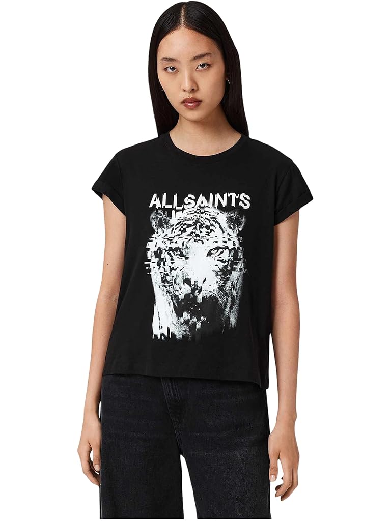 Black AllSaints Static Anna Tee