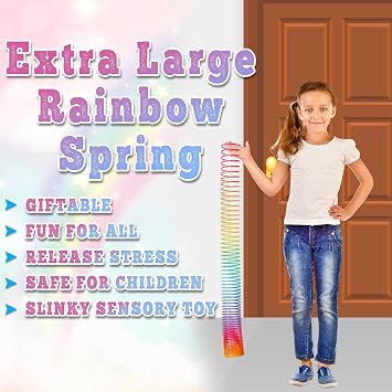 SRV Hub Licensed Slinky Springs (3x Super Long Rainbow Magic Springs)