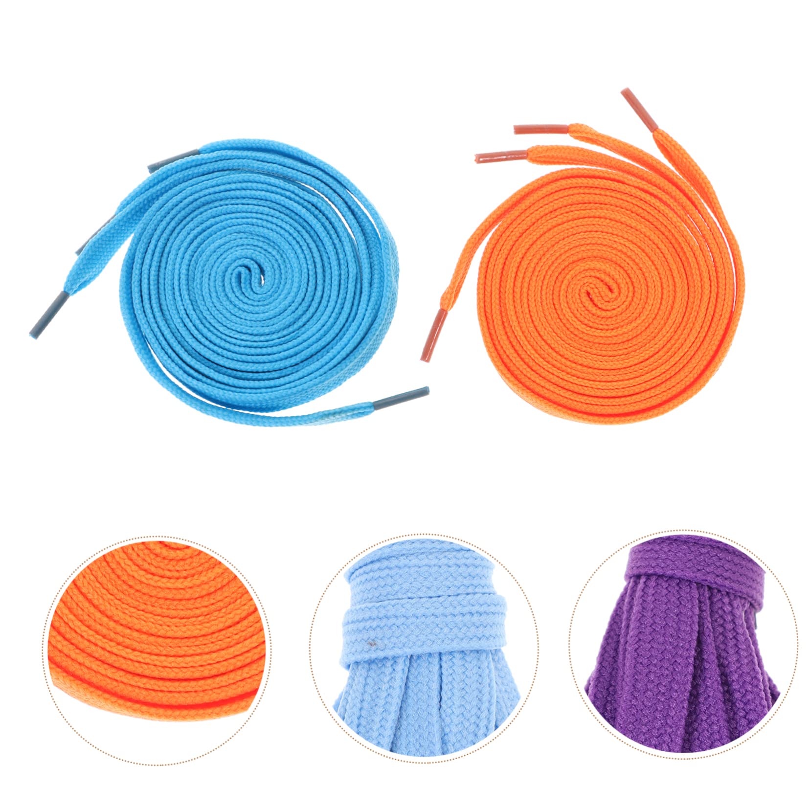 12paires Lacets Plats Pour Chaussures De Sport Et Couleurs Assorties Dimensions