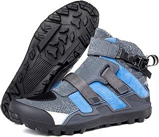 Botas de Moto Hombre,Cuero Respirable Ligero Zapatos de Moto,Casual Bicicleta de Calle Soporte de Tobillo Botas de Motorista para Montar en Moto,con Protector de Cambio