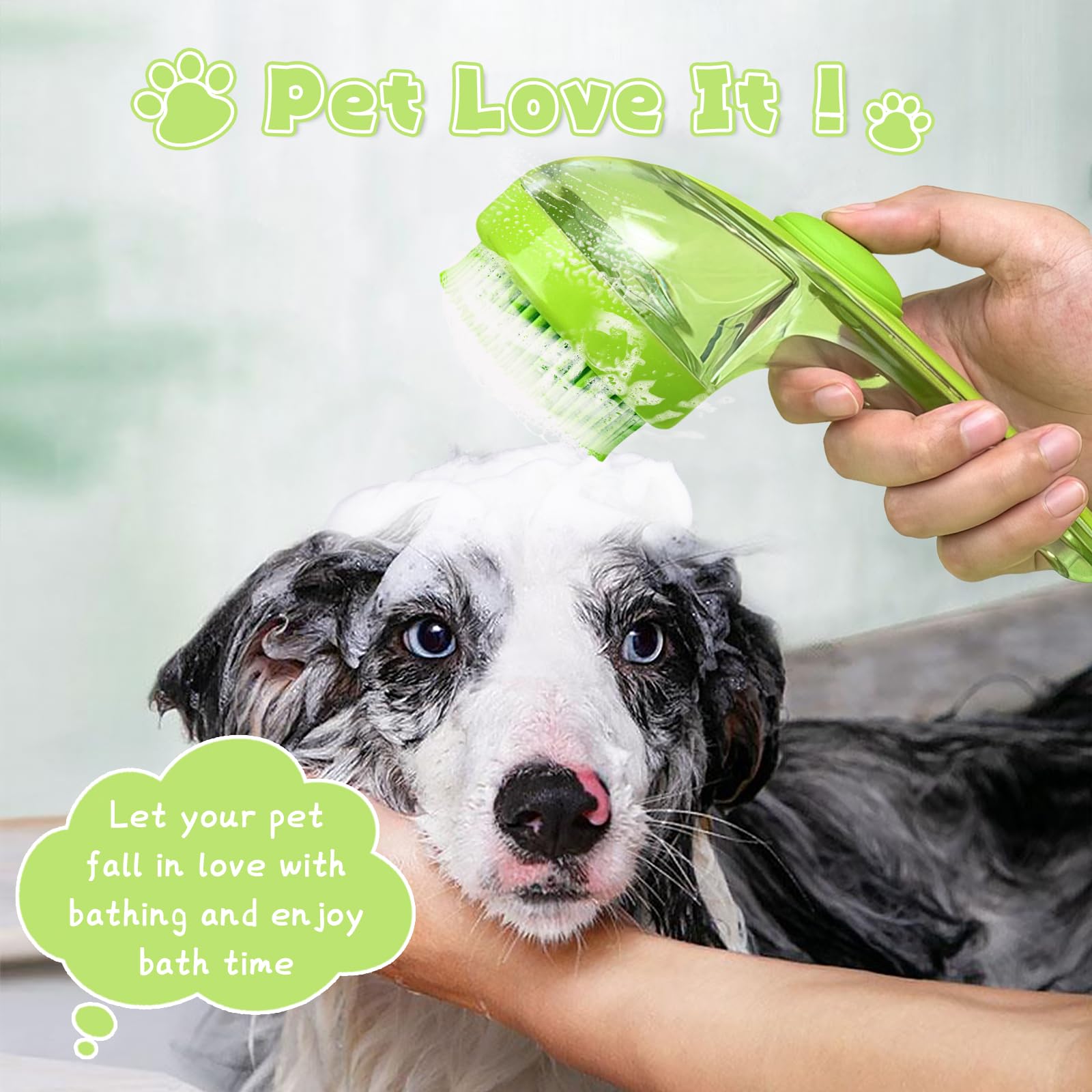 4Pcs Dog Bath Brush Set - Image 2
