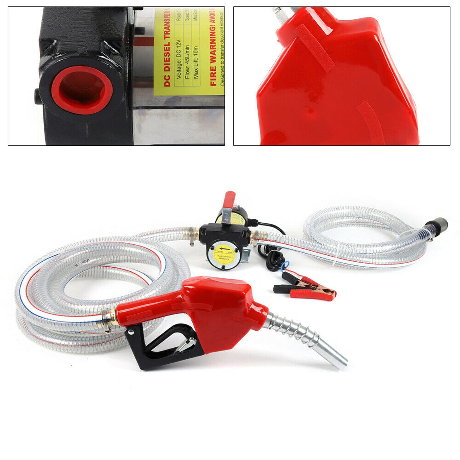 Bomba de combustible diésel autoaspirante, 12 V, 50 L/min, bomba de combustible, bomba de extracción de aceite, bomba de transferencia de líquidos, extractores, aceite, diésel, bomba de transferencia