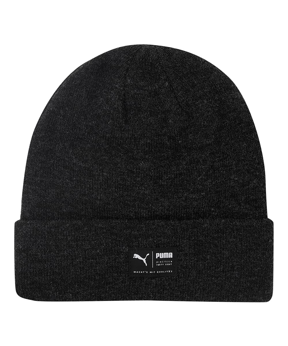 Puma Unisex Archive Heather Beanie Black Adult Puma Unisex Archive Heather Beanie Black Adult
