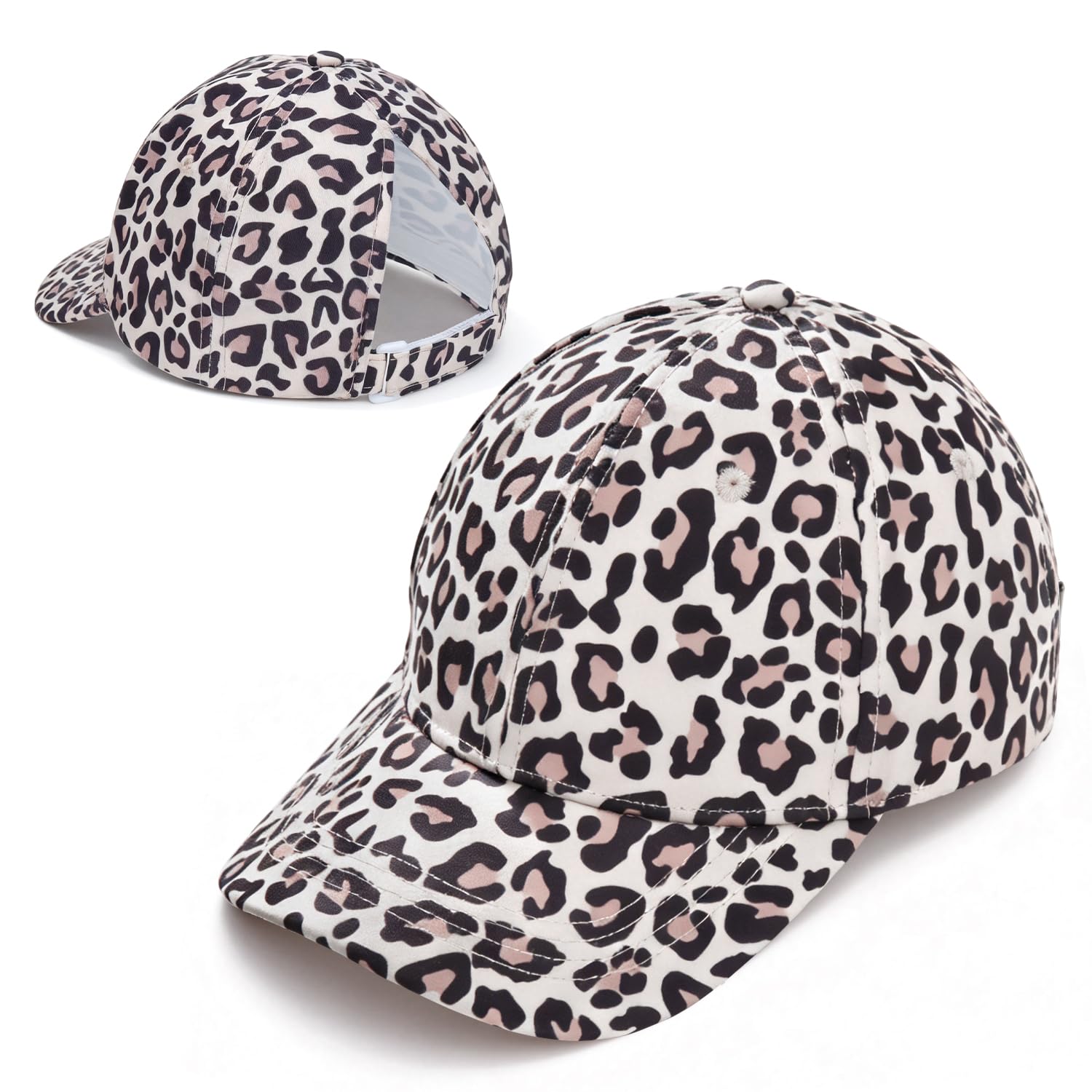 Gorra infantil para niñas de 3 a 8 años, gorra ajustable Snapback, gorra de béisbol arcoíris, gorra de béisbol de leopardo, gorra de verano para niños y niñas