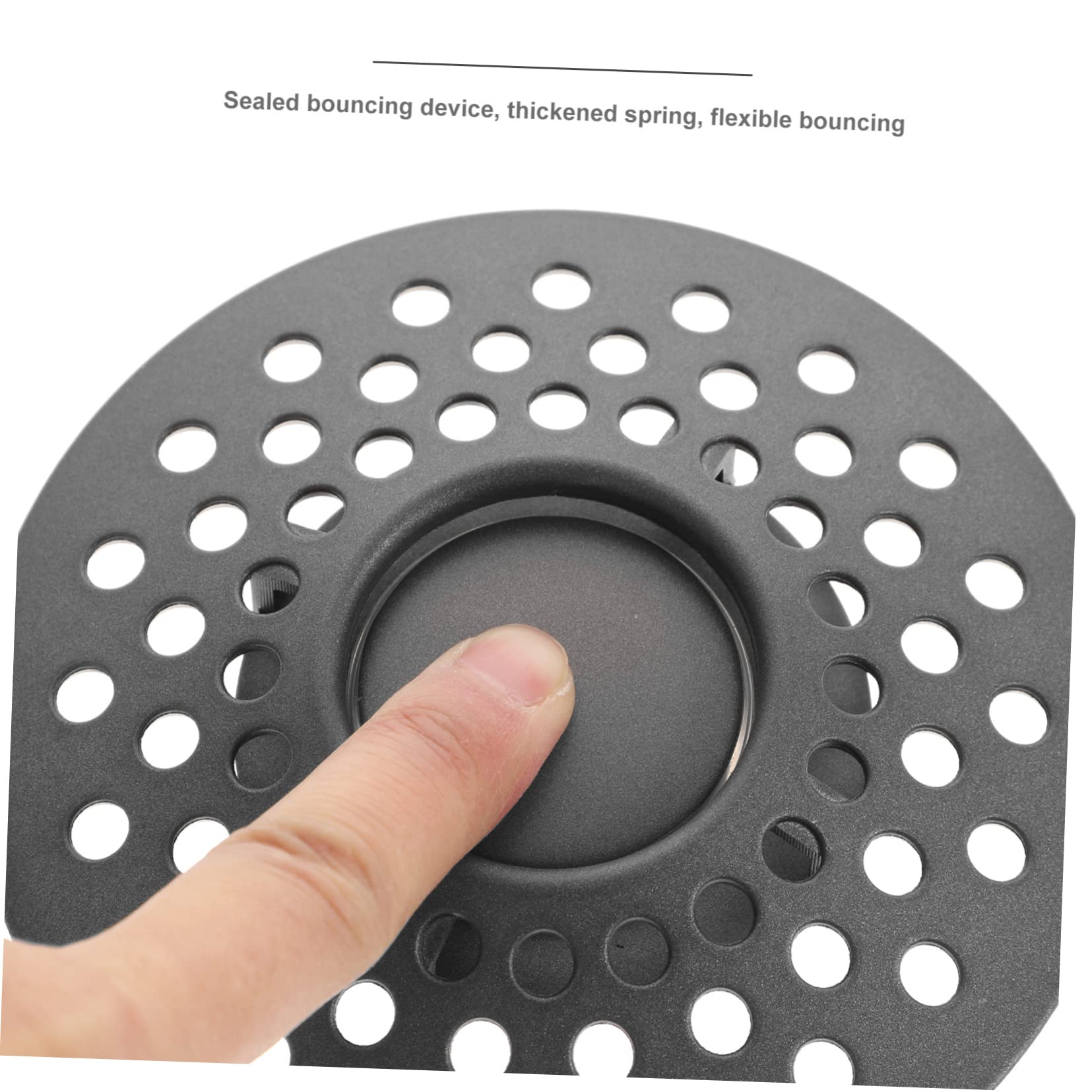 Tapón de Drenaje para Bañera Negro de Cobre, 1,3-1,6 Pulgadas