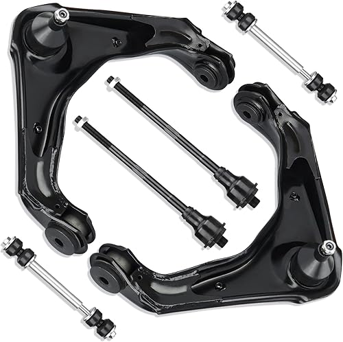 Miniatura 6 de 13 brazos de control superiores delanteros con rótulas para Chevrolet Avalanche 2500 Silverado 1500 HD Suburban 2500 para GMC Sierra 1500 Yukon XL