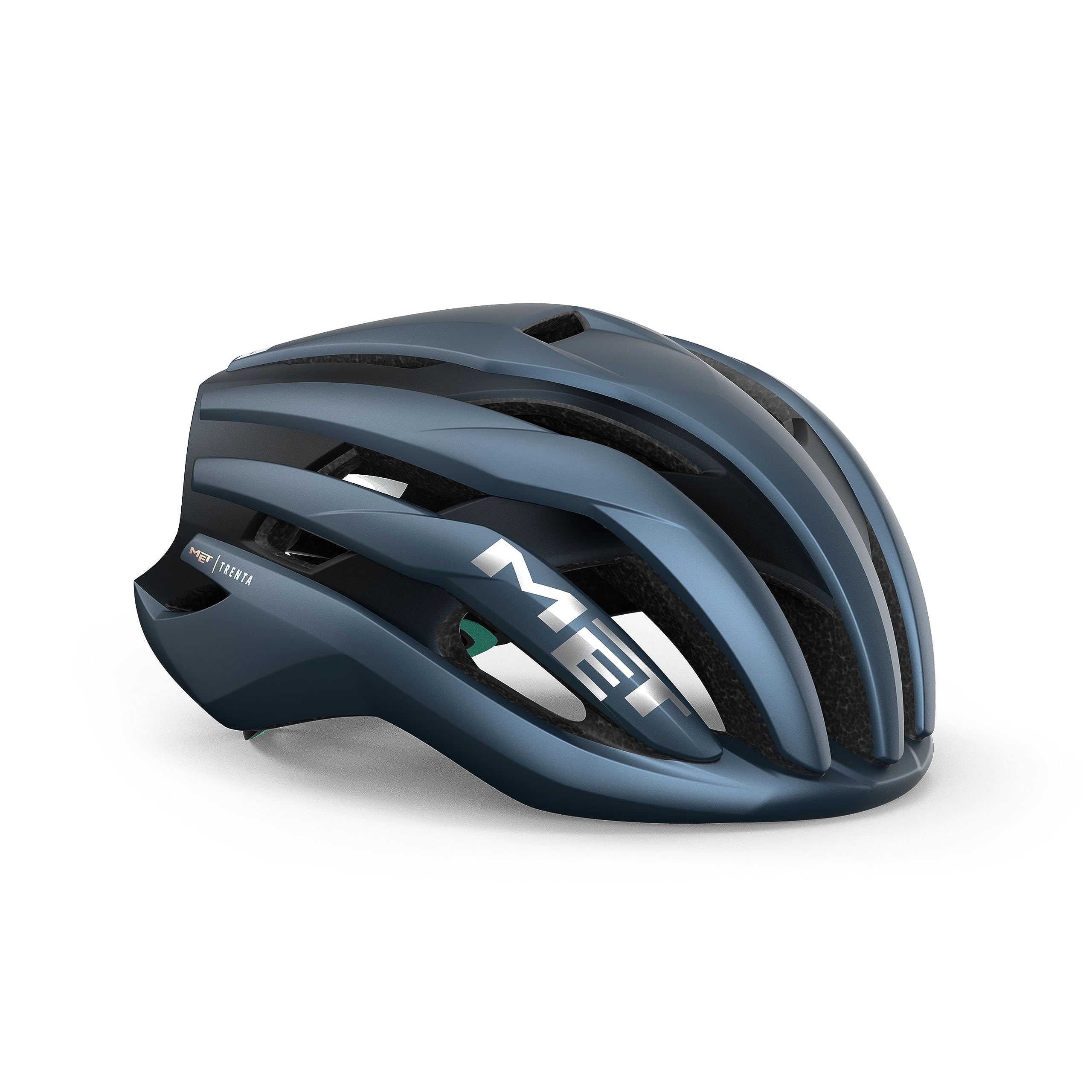 METTrenta MIPS Perforamce Road Cycling Helmet, Matt Navy Silver, Size 58-61cm