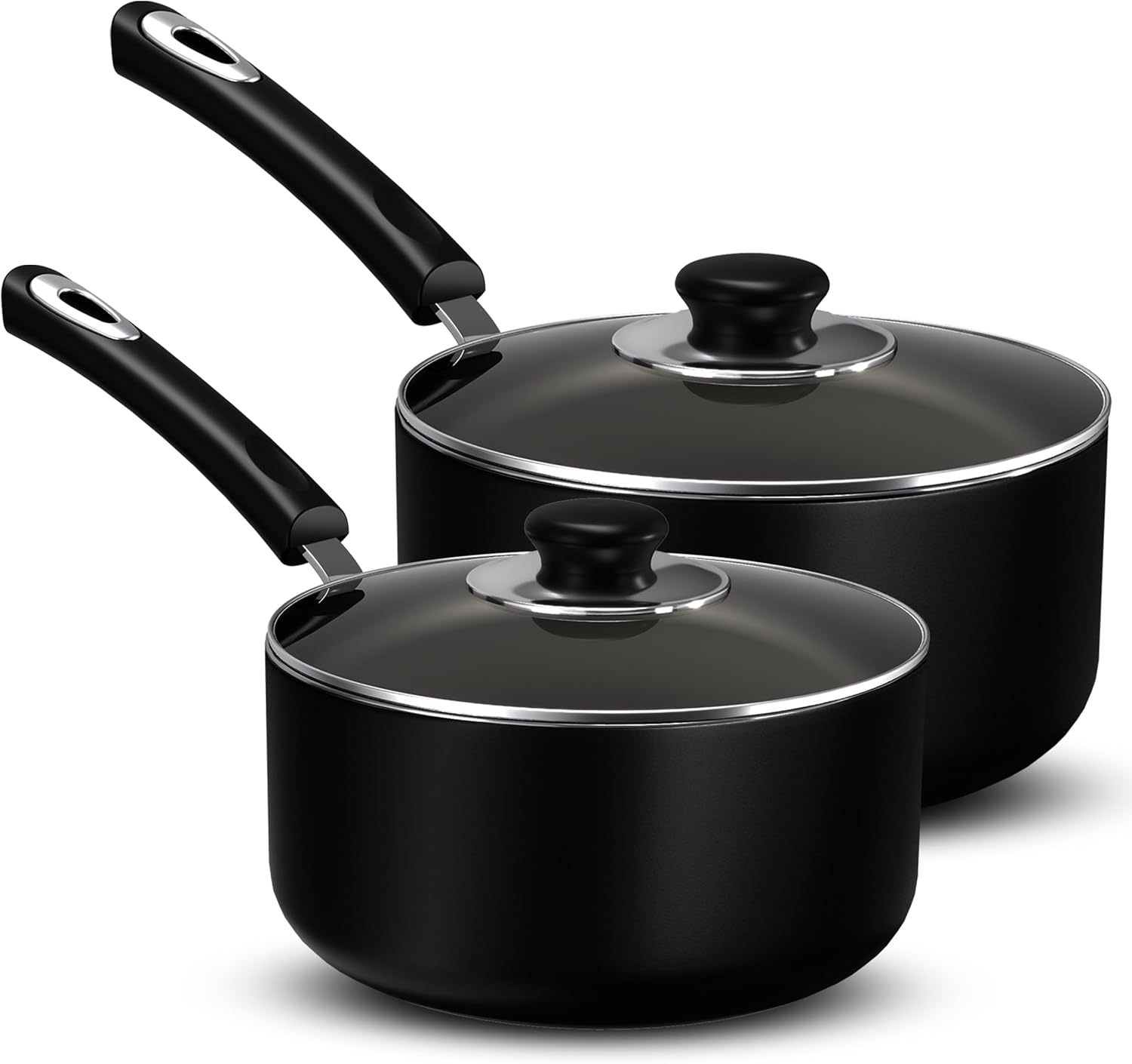 Nonstick Saucepan Set with Lids