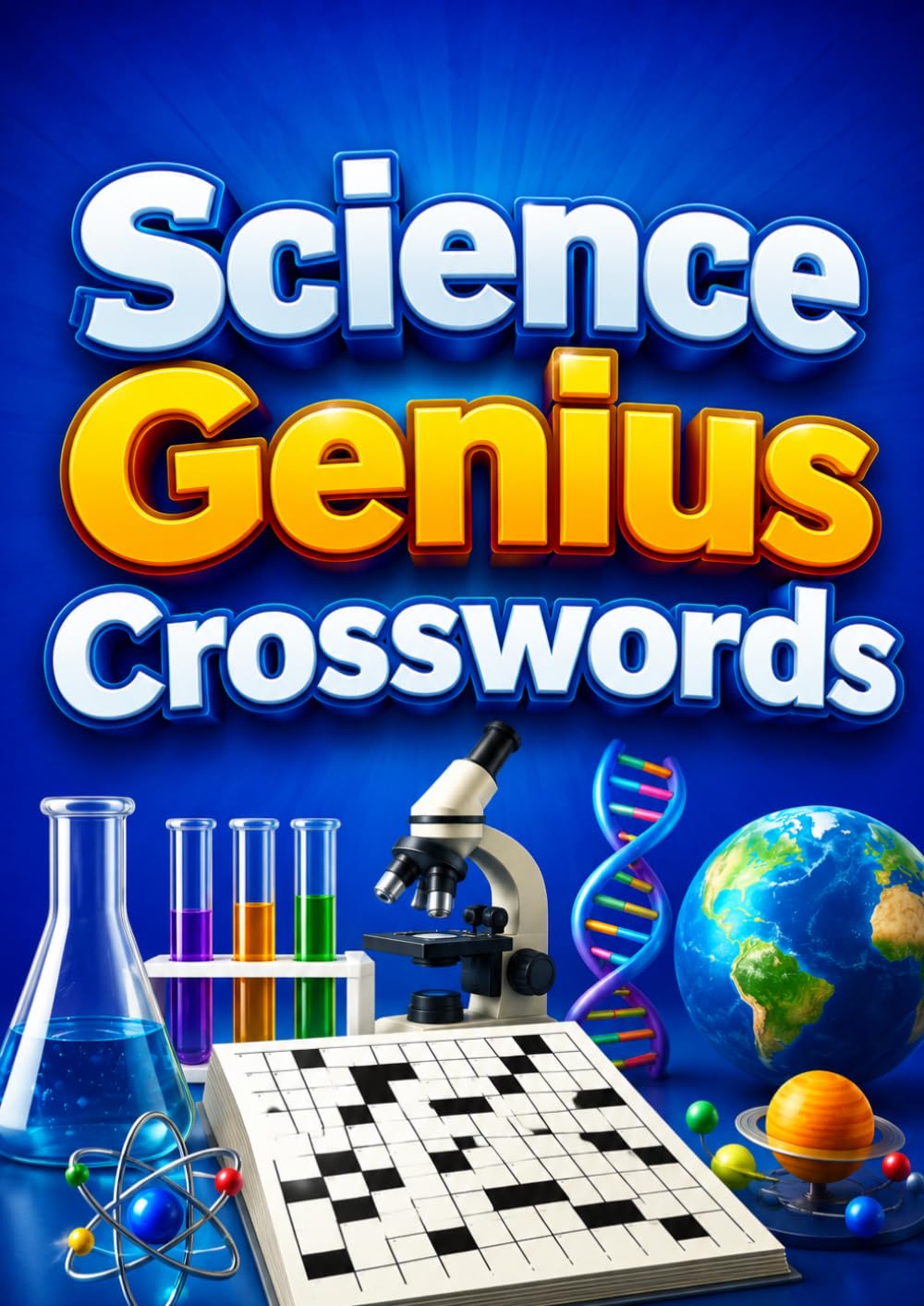 Science Genius Crosswords: Exciting Science-Themed Crossword Puzzles to Expand Your Knowledge, Sharpen Your Mind, and Challenge Your Scientific Thinking